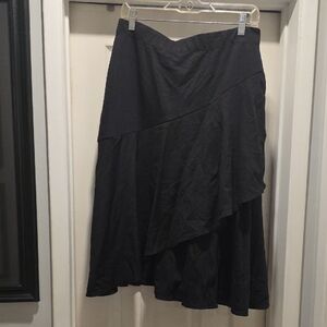 Max Studio Asymmetrical Black Skirt